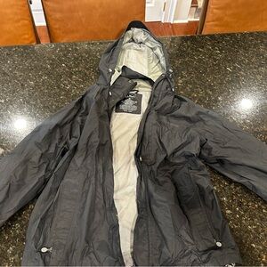 Men L.L. Bean Rain Jacket, Black, Medium